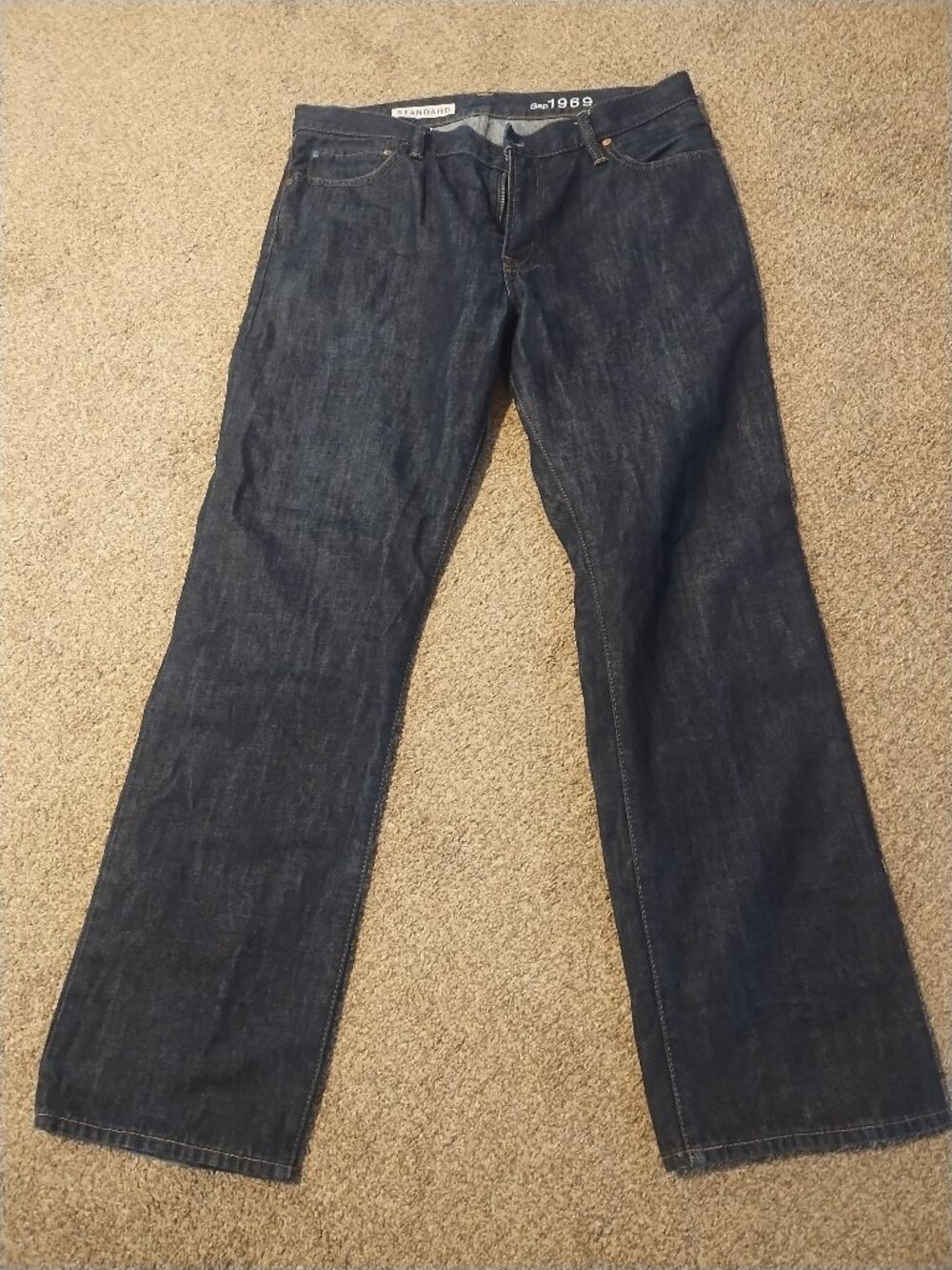 Gap 1969 Dark Wash Standard Jeans 34x32